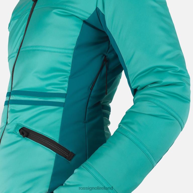 Rossignol Tops Women Roc Ski Jacket Turquoise 62R6R1025