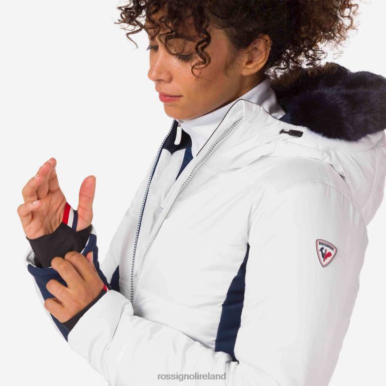 Rossignol Tops Women Roc Ski Jacket White 62R6R1002