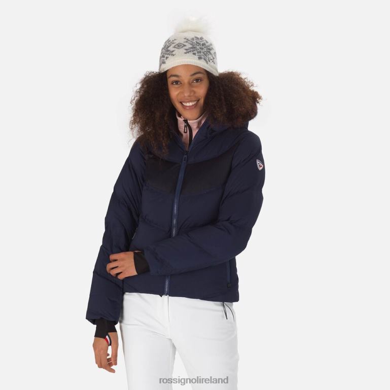 Rossignol Tops Women Signature Down Ski Jacket Dark Navy 62R6R1064