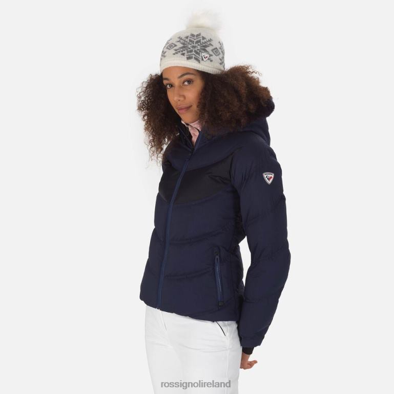 Rossignol Tops Women Signature Down Ski Jacket Dark Navy 62R6R1064