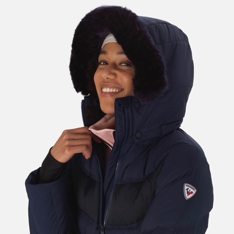Rossignol Tops Women Signature Down Ski Jacket Dark Navy 62R6R1064
