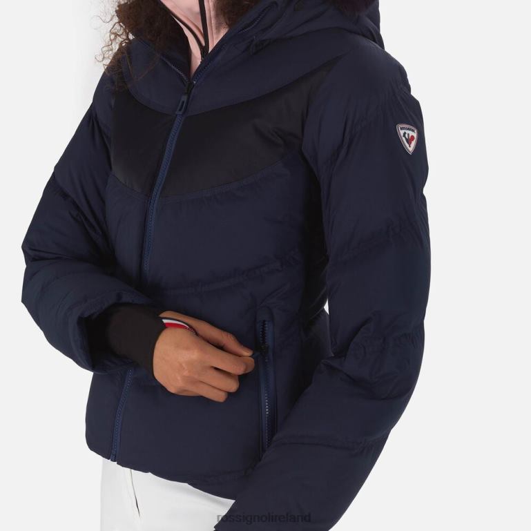 Rossignol Tops Women Signature Down Ski Jacket Dark Navy 62R6R1064