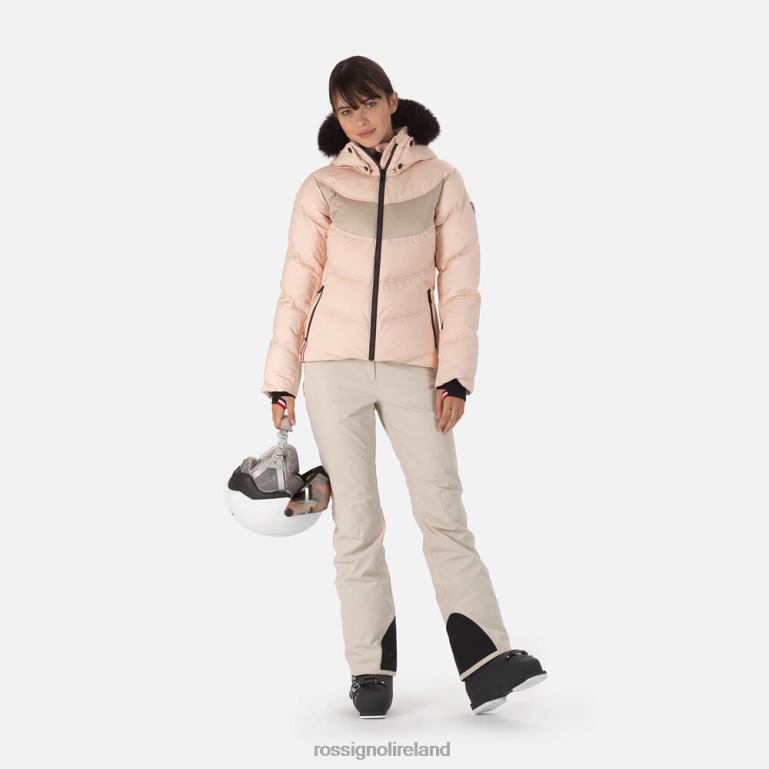 Rossignol Tops Women Signature Down Ski Jacket Powder Pink 62R6R1070
