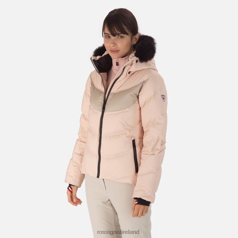 Rossignol Tops Women Signature Down Ski Jacket Powder Pink 62R6R1070