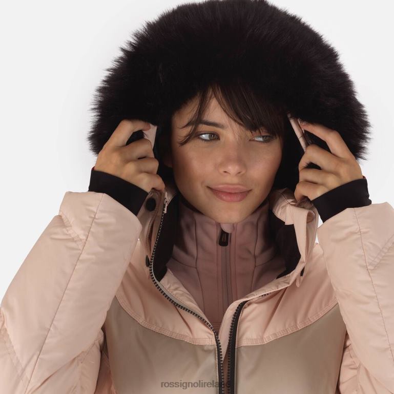 Rossignol Tops Women Signature Down Ski Jacket Powder Pink 62R6R1070