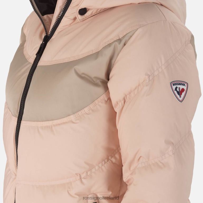 Rossignol Tops Women Signature Down Ski Jacket Powder Pink 62R6R1070