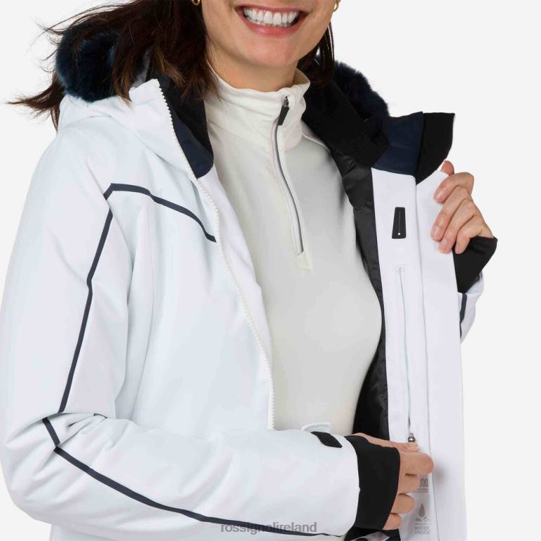 Rossignol Tops Women Ski Jacket White 62R6R1012