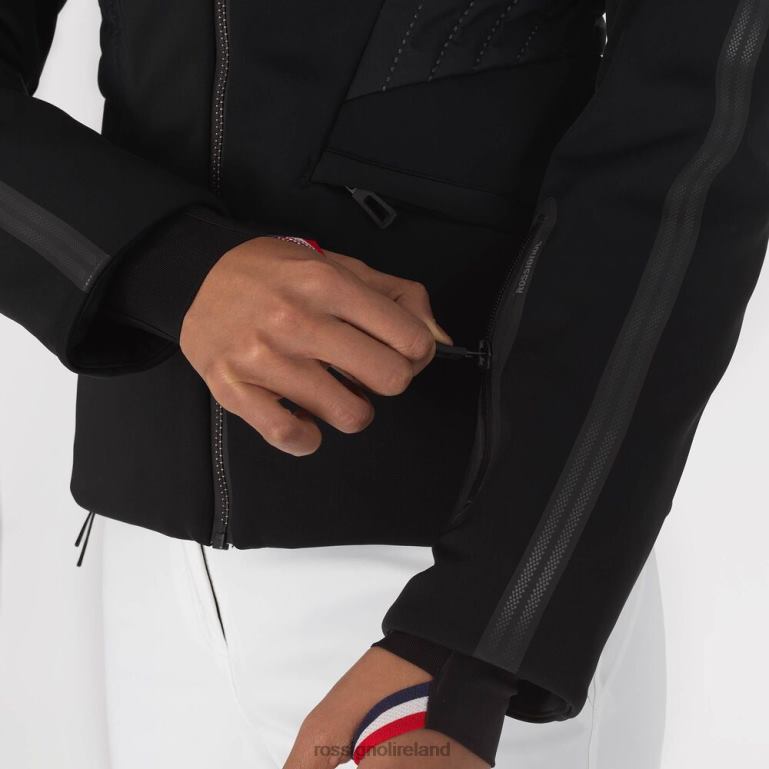 Rossignol Tops Women Softshell Flat Ski Jacket Black 62R6R988