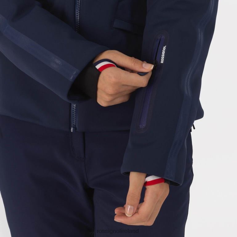 Rossignol Tops Women Softshell Flat Ski Jacket Dark Navy 62R6R780