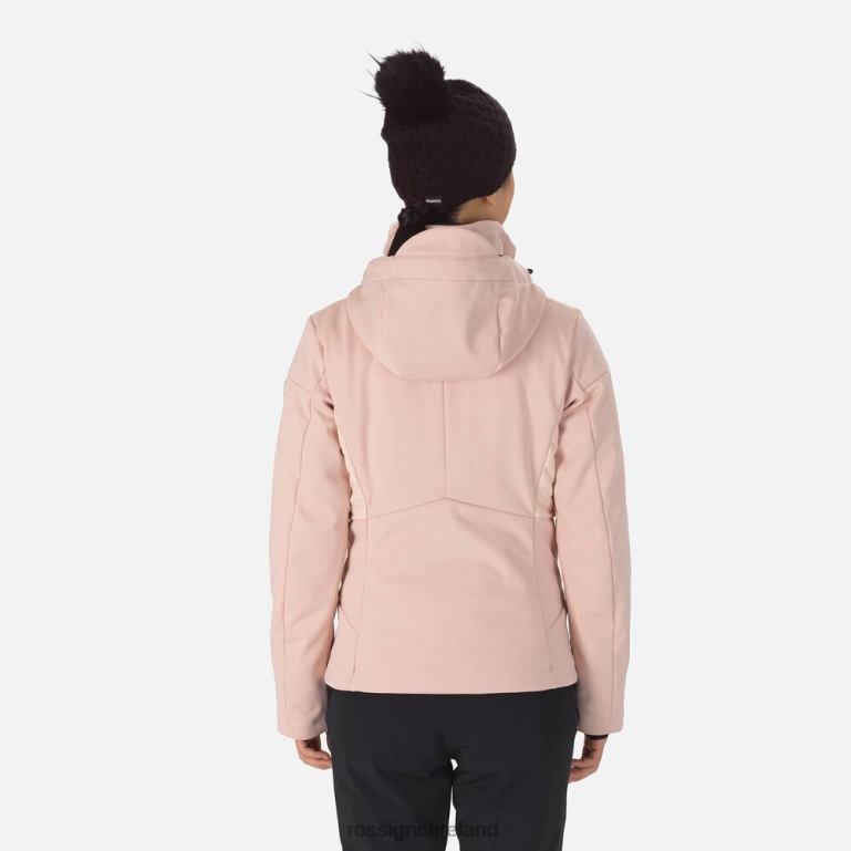Rossignol Tops Women Softshell Flat Ski Jacket Powder Pink 62R6R799