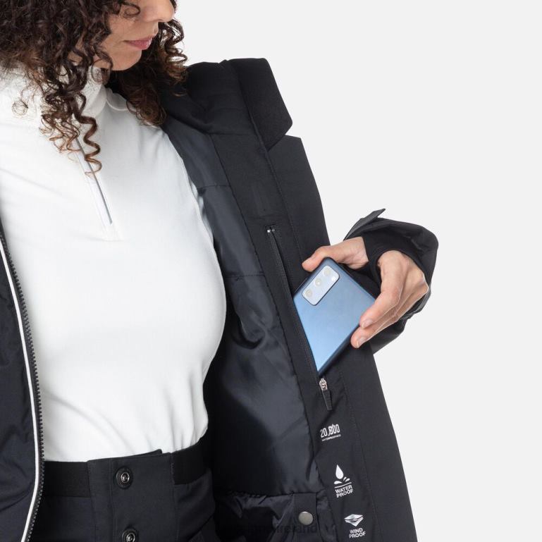 Rossignol Tops Women Staci Ski Jacket Black 62R6R759