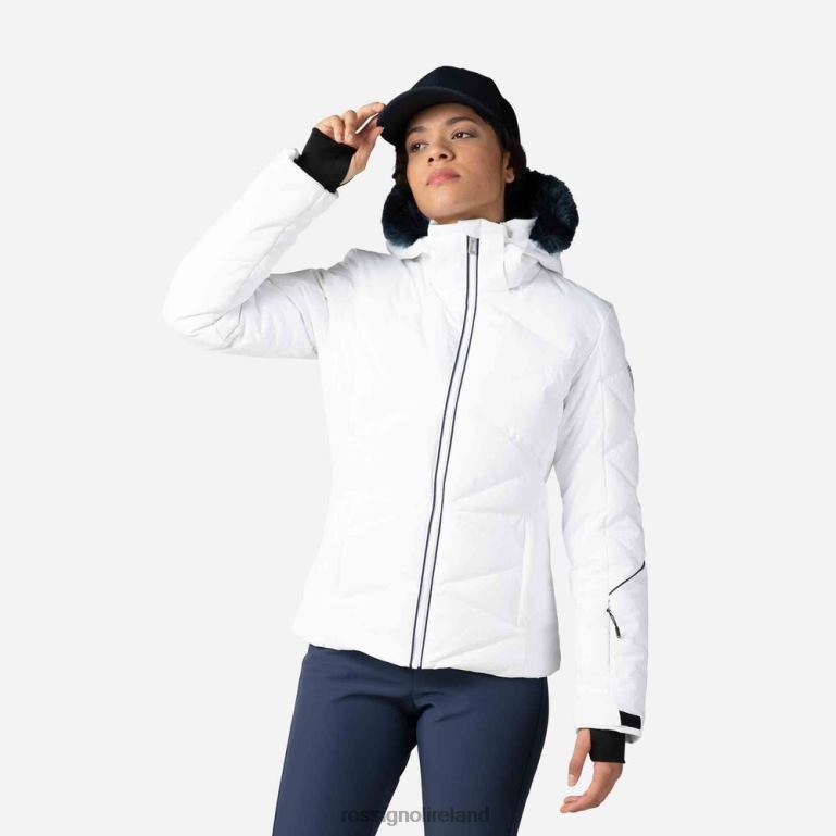 Rossignol Tops Women Staci Ski Jacket White 62R6R1030