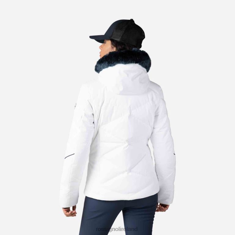 Rossignol Tops Women Staci Ski Jacket White 62R6R1030