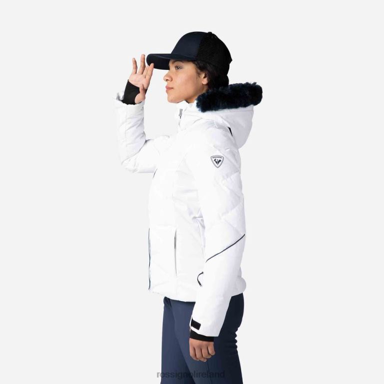 Rossignol Tops Women Staci Ski Jacket White 62R6R1030