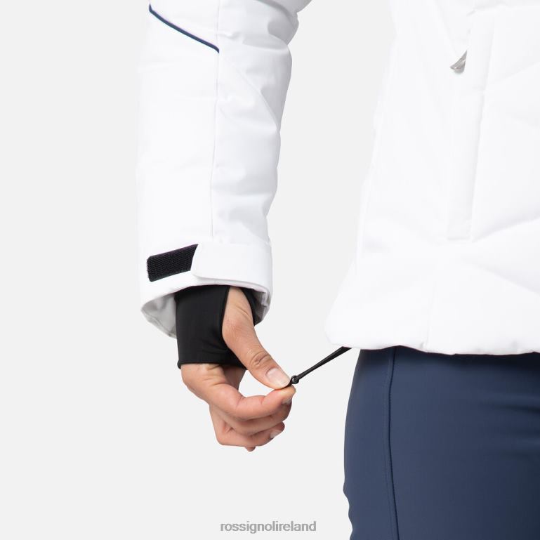 Rossignol Tops Women Staci Ski Jacket White 62R6R1030