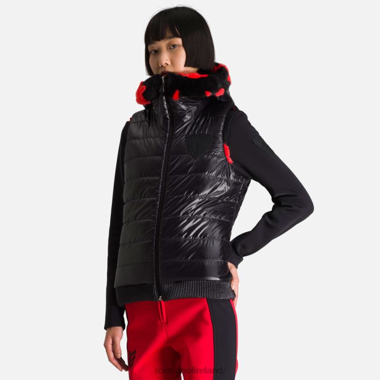 Rossignol Tops Women Jcc Upside Down Vest Black 62R6R1055