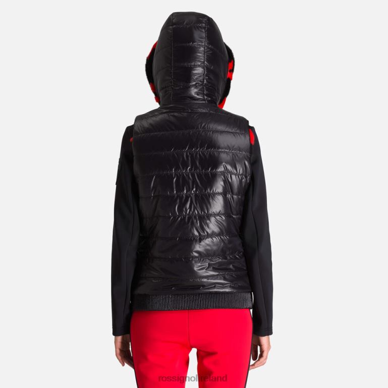 Rossignol Tops Women Jcc Upside Down Vest Black 62R6R1055