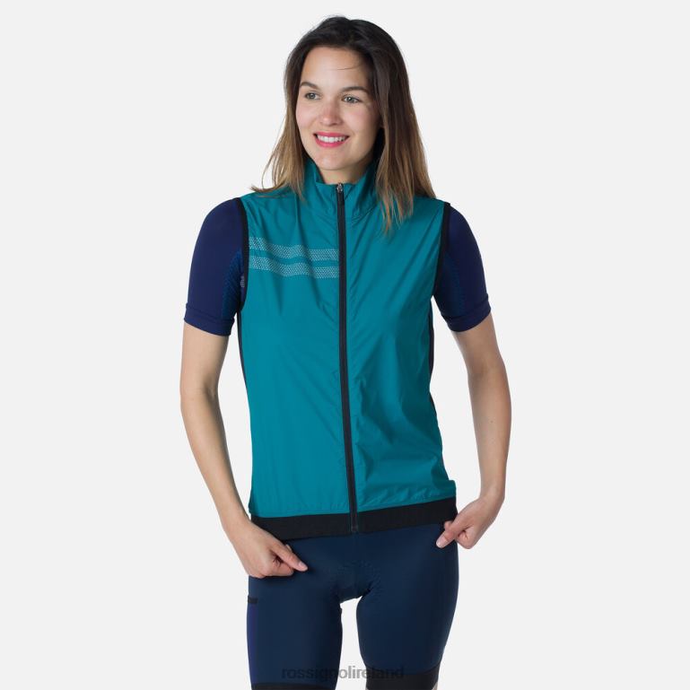 Rossignol Tops Women Lightweight Breathable Vest Darkemerald 62R6R998
