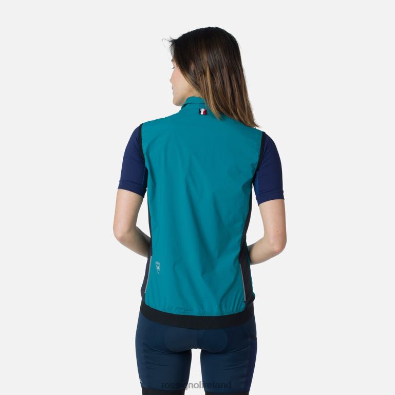 Rossignol Tops Women Lightweight Breathable Vest Darkemerald 62R6R998