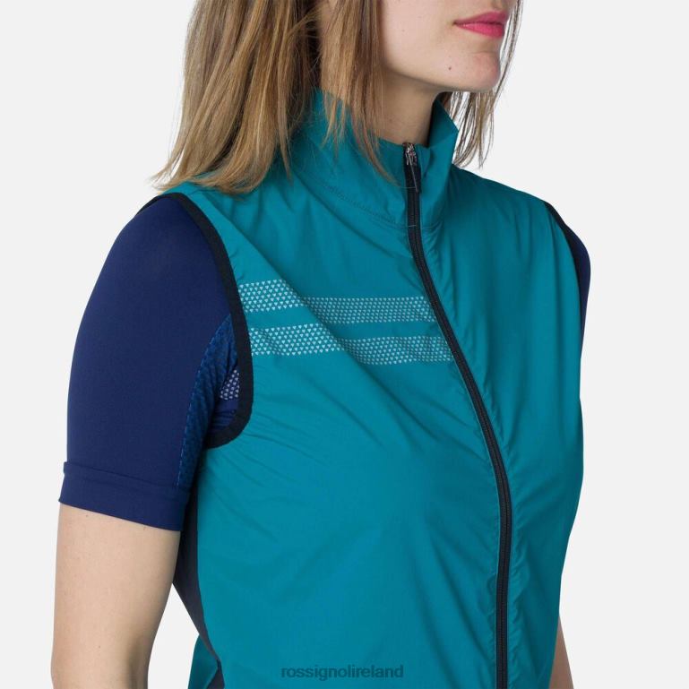 Rossignol Tops Women Lightweight Breathable Vest Darkemerald 62R6R998