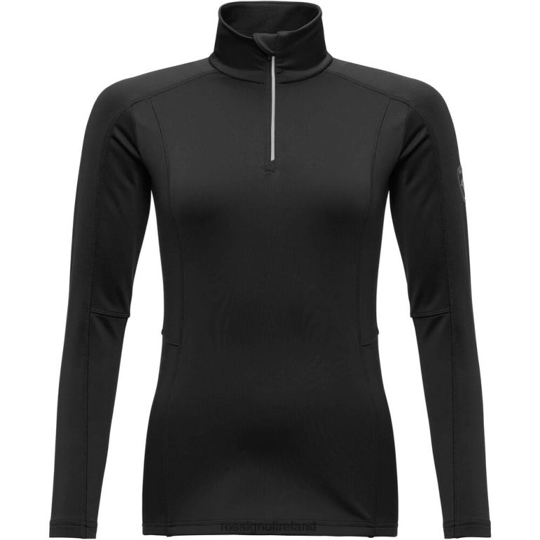 Rossignol Tops Women Classique 1/2 Zip Layer Black 62R6R724
