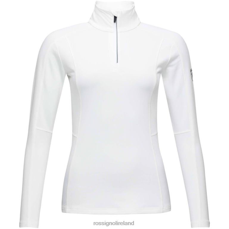 Rossignol Tops Women Classique 1/2 Zip Layer White 62R6R982