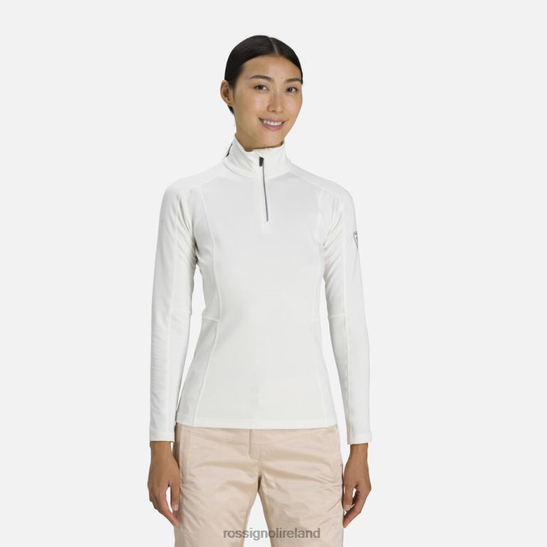 Rossignol Tops Women Classique 1/2 Zip Layer White 62R6R982