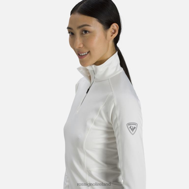 Rossignol Tops Women Classique 1/2 Zip Layer White 62R6R982