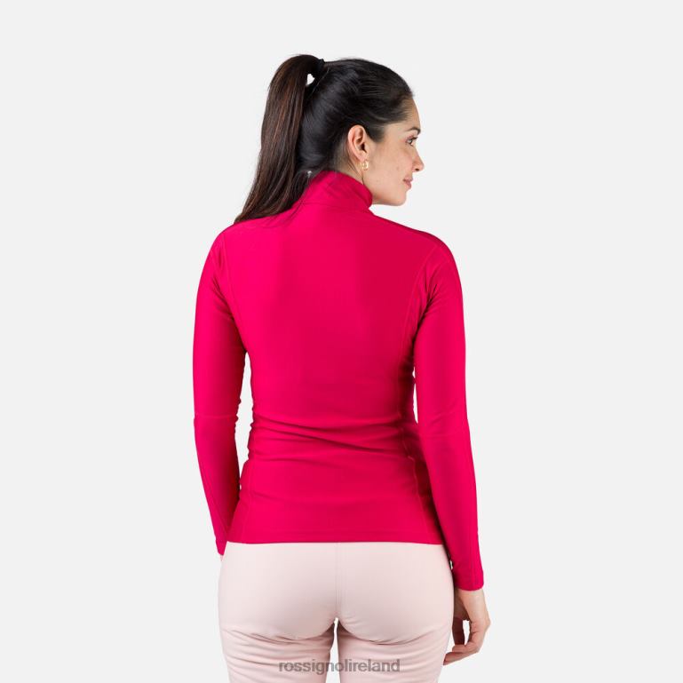 Rossignol Tops Women Classique Half-Zip Baselayer Top Cherry 62R6R985