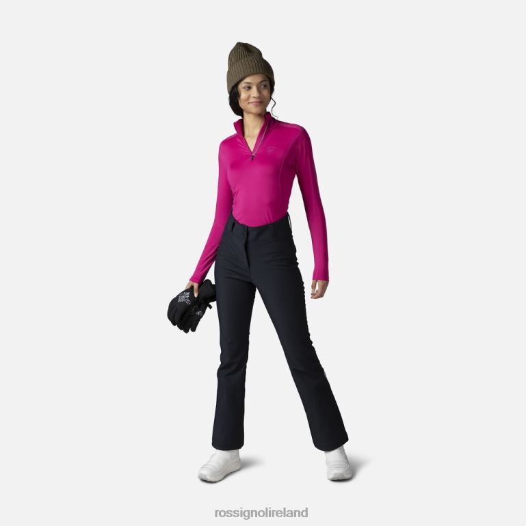 Rossignol Tops Women Classique Half-Zip Baselayer Top Orchidpink 62R6R1014