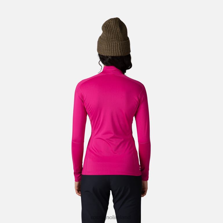 Rossignol Tops Women Classique Half-Zip Baselayer Top Orchidpink 62R6R1014