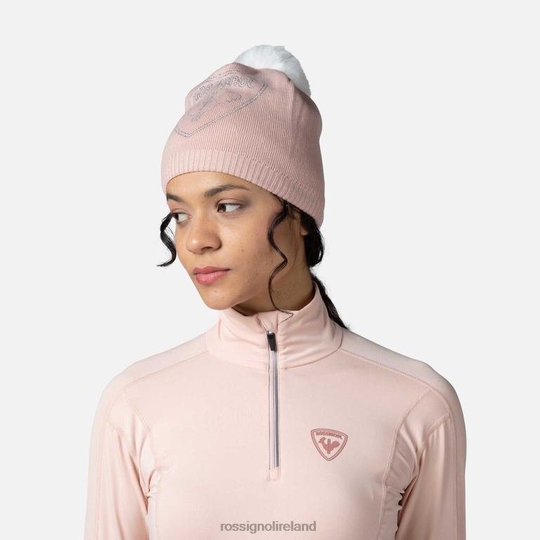 Rossignol Tops Women Classique Half-Zip Baselayer Top Powderpink 62R6R840