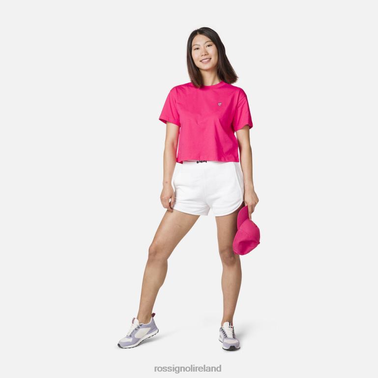 Rossignol Tops Women Crop Tee Candypink 62R6R739