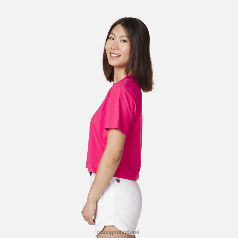 Rossignol Tops Women Crop Tee Candypink 62R6R739