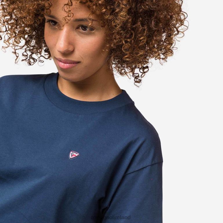 Rossignol Tops Women Crop Tee Darknavy 62R6R919