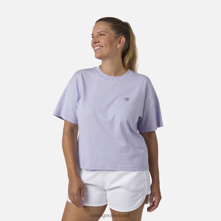 Rossignol Tops Women Crop Tee Lavendergrey 62R6R878