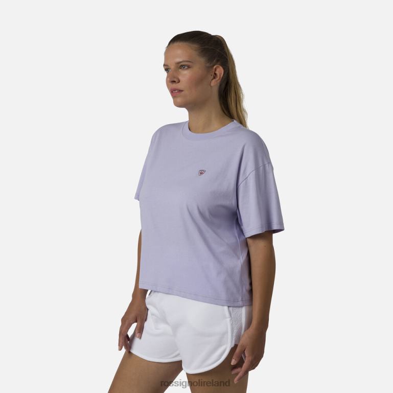 Rossignol Tops Women Crop Tee Lavendergrey 62R6R878