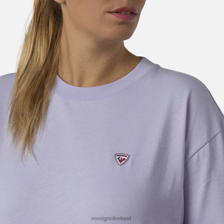 Rossignol Tops Women Crop Tee Lavendergrey 62R6R878