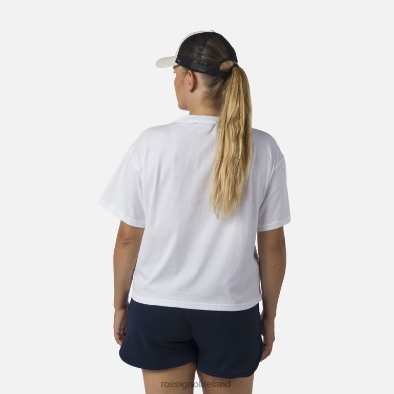 Rossignol Tops Women Crop Tee White 62R6R716