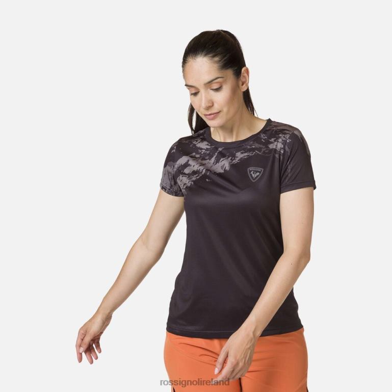 Rossignol Tops Women Lightweight Tee Black 62R6R876