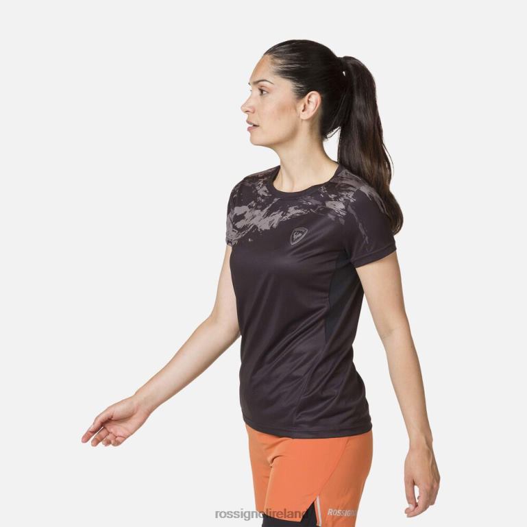 Rossignol Tops Women Lightweight Tee Black 62R6R876