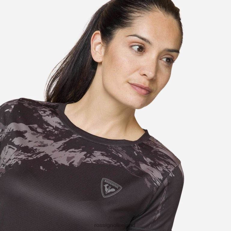 Rossignol Tops Women Lightweight Tee Black 62R6R876