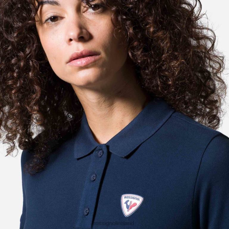 Rossignol Tops Women Logo Polo Darknavy 62R6R909