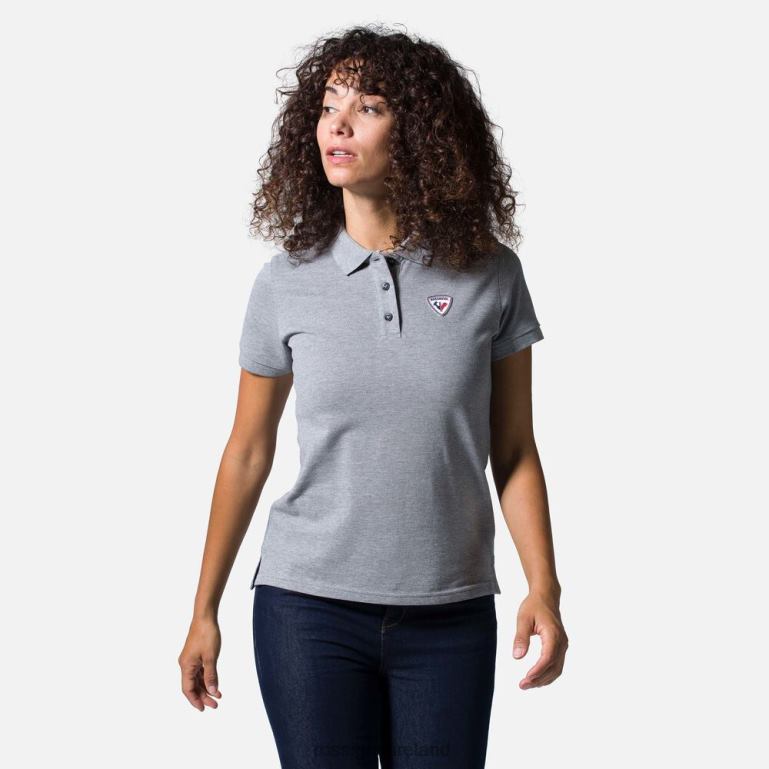 Rossignol Tops Women Logo Polo Heathergrey 62R6R914
