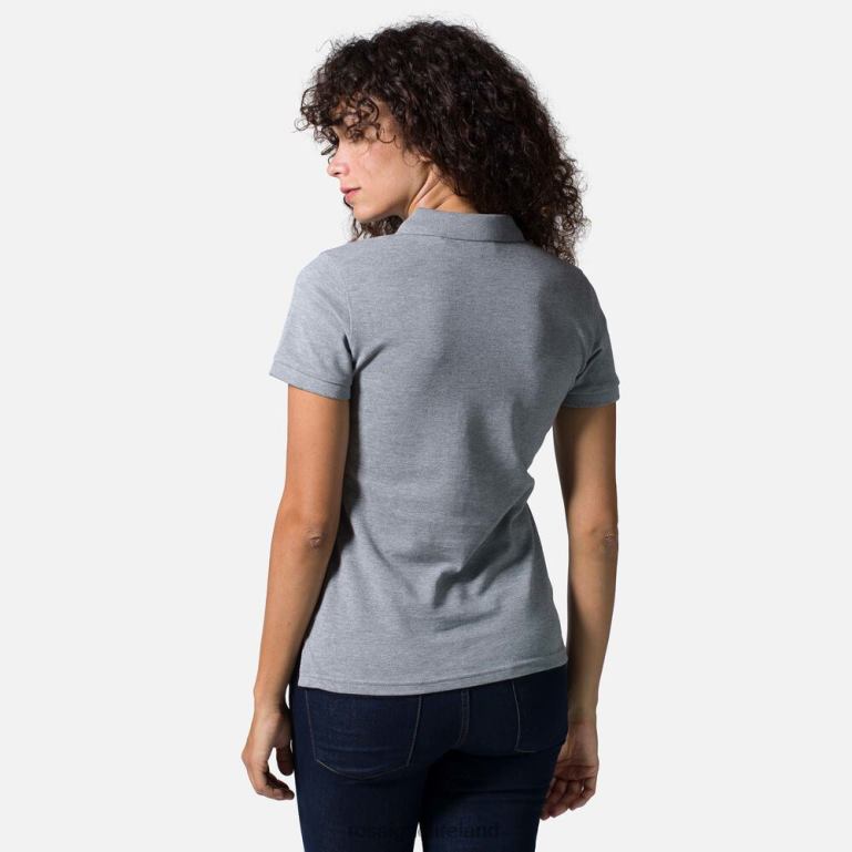 Rossignol Tops Women Logo Polo Heathergrey 62R6R914