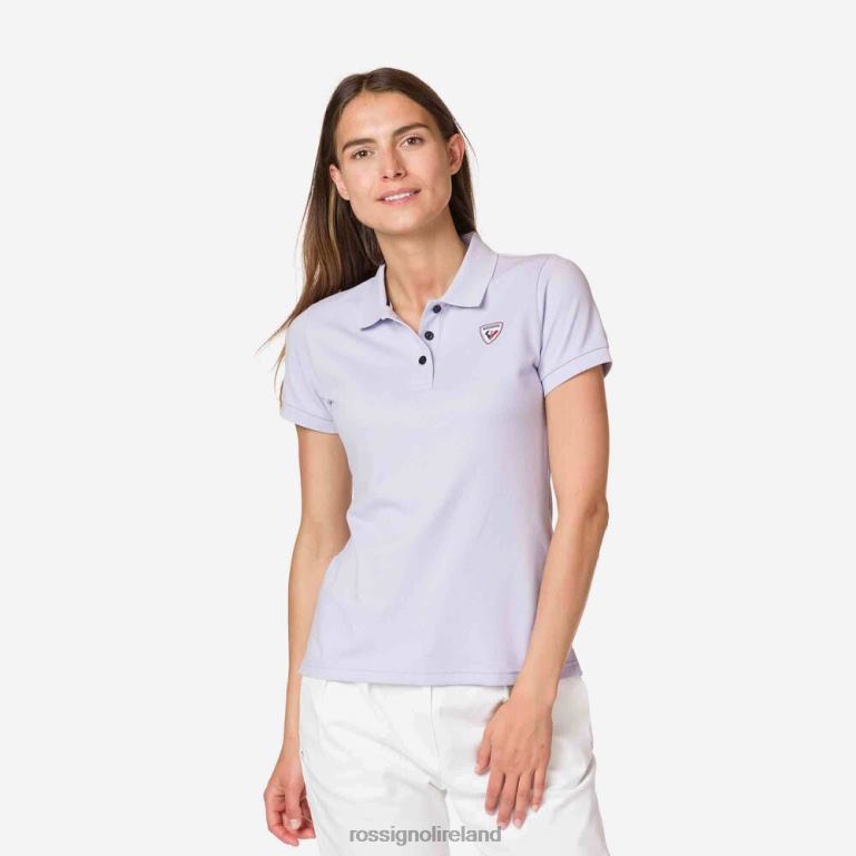 Rossignol Tops Women Logo Polo Lavendergrey 62R6R990