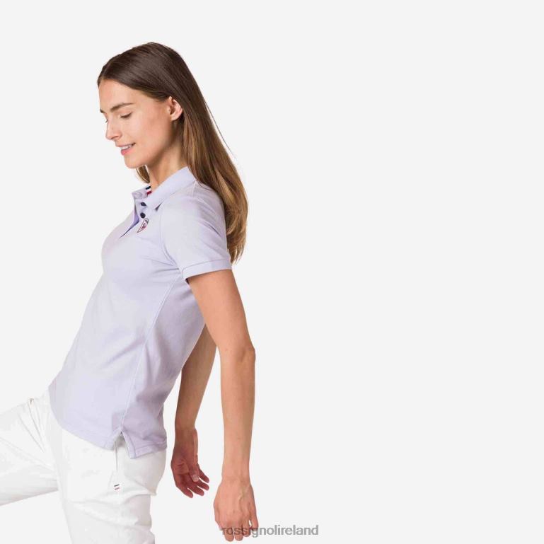 Rossignol Tops Women Logo Polo Lavendergrey 62R6R990