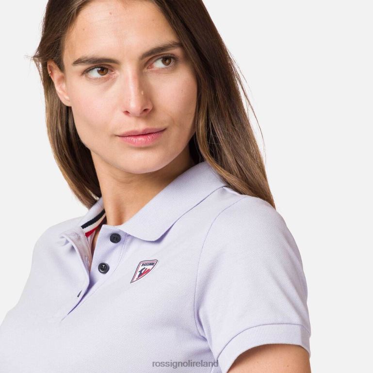 Rossignol Tops Women Logo Polo Lavendergrey 62R6R990