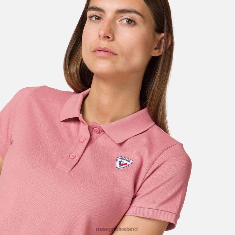 Rossignol Tops Women Logo Polo Walloprose 62R6R952