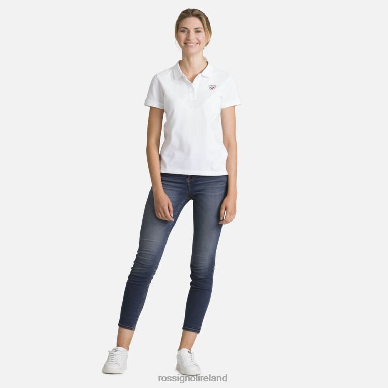 Rossignol Tops Women Logo Polo White 62R6R732